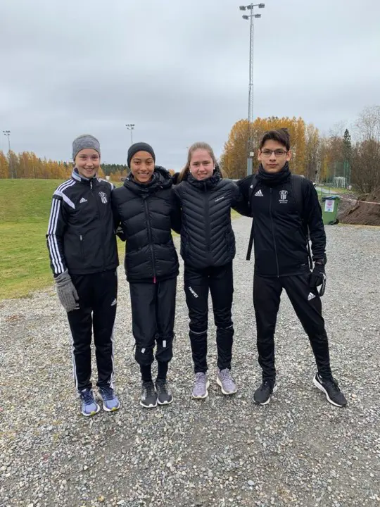 Maja Björnsson, Sofia Amini, Emmi Nyberg och Vidar Arvidsson. Foto: Anders Johansson