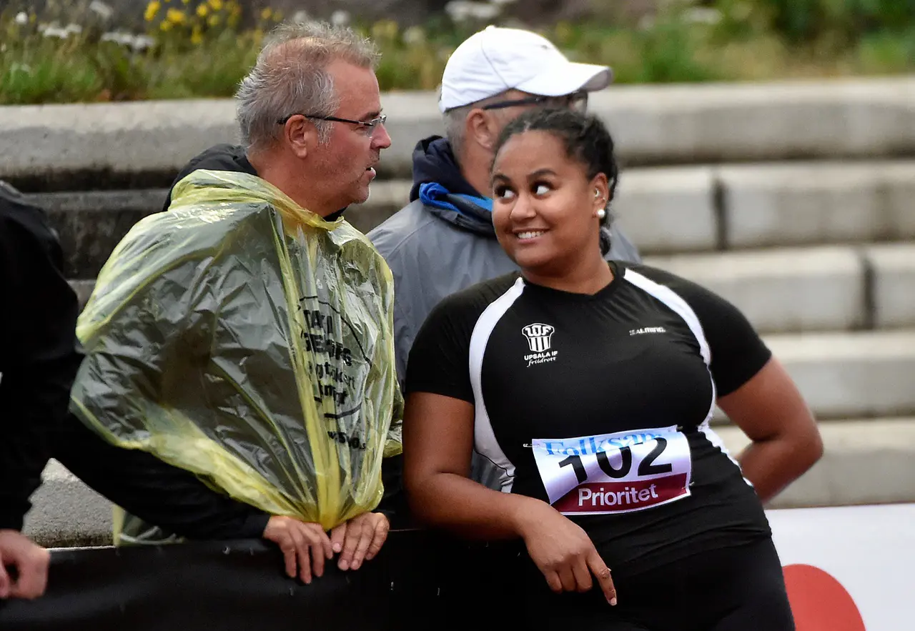 Henrik Wennberg och Vanessa Kamga under Göteborg GP