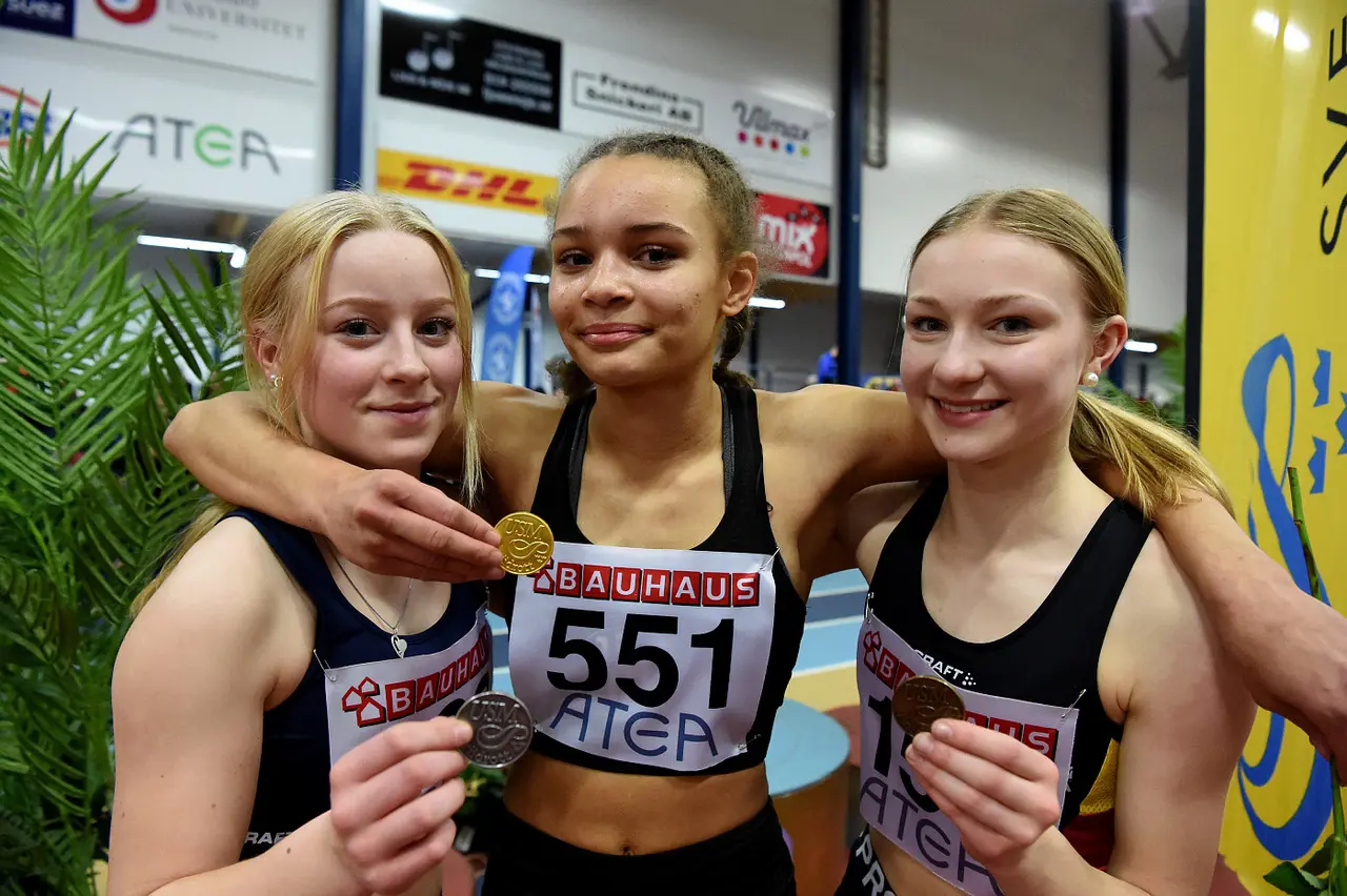 Maya Bergström Weekes efter helgens andra guld. Foto: Deca Text & Bild