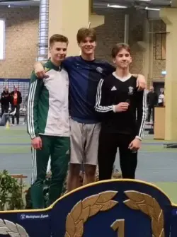Våra duktiga medaljörer som alla även persade i helgen!