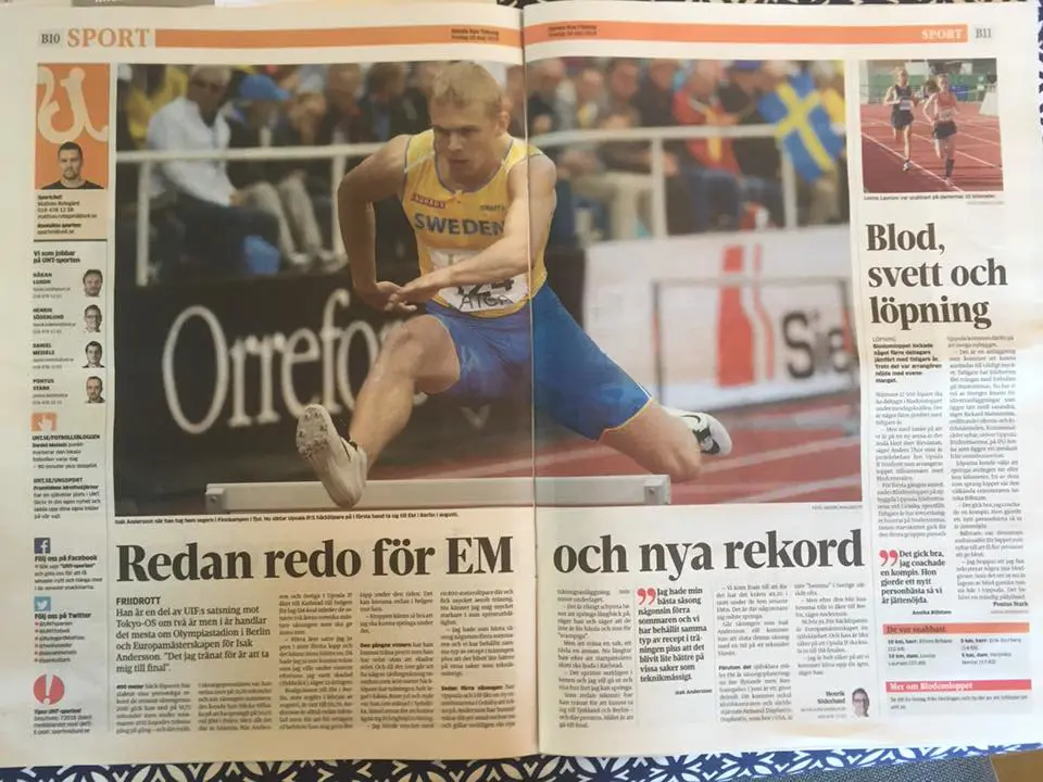 UNT skrev om Isak och Lag-SM-kval