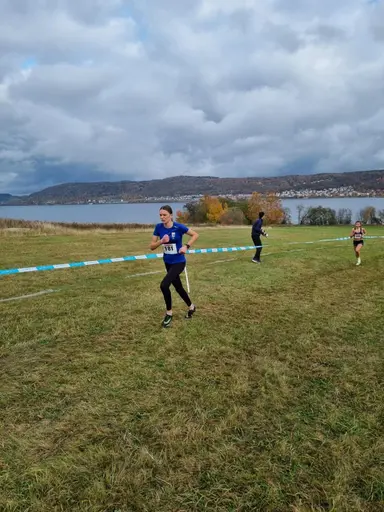 Ebba-Stina, Athina, Ella och Nike under Terräng-SM 2024 i Jönköping (foto: Daniel Pettersson)
