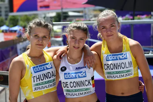 Fina framgångar och nya erfarenheter för Agnes Thundal och Maud De Coninck på JEM i Jerusalem (foto: Deca Text & Bild).