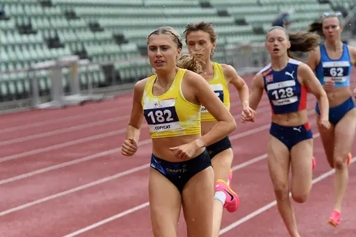 Kajsa Roth och Saga Provici representerade Sverige under U20-EM i Jerusalem. Bilden på Saga är ifrån Nordiska Juniorlandskampen i Oslo 2023. Foto: Deca Text & Bild.