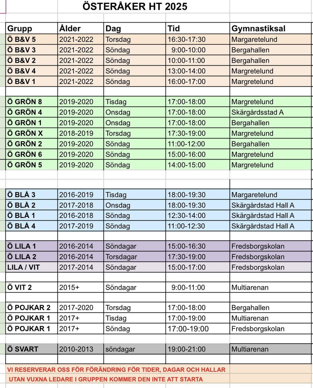 SCHEMA HT 2025 TÄBY