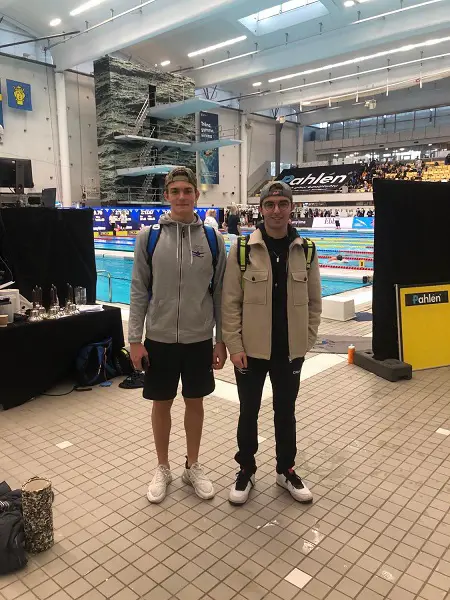 Från v. August Eriksson & Ludvig Holfve
