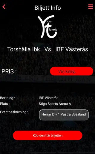 Vår biljettapp "YourTickets"