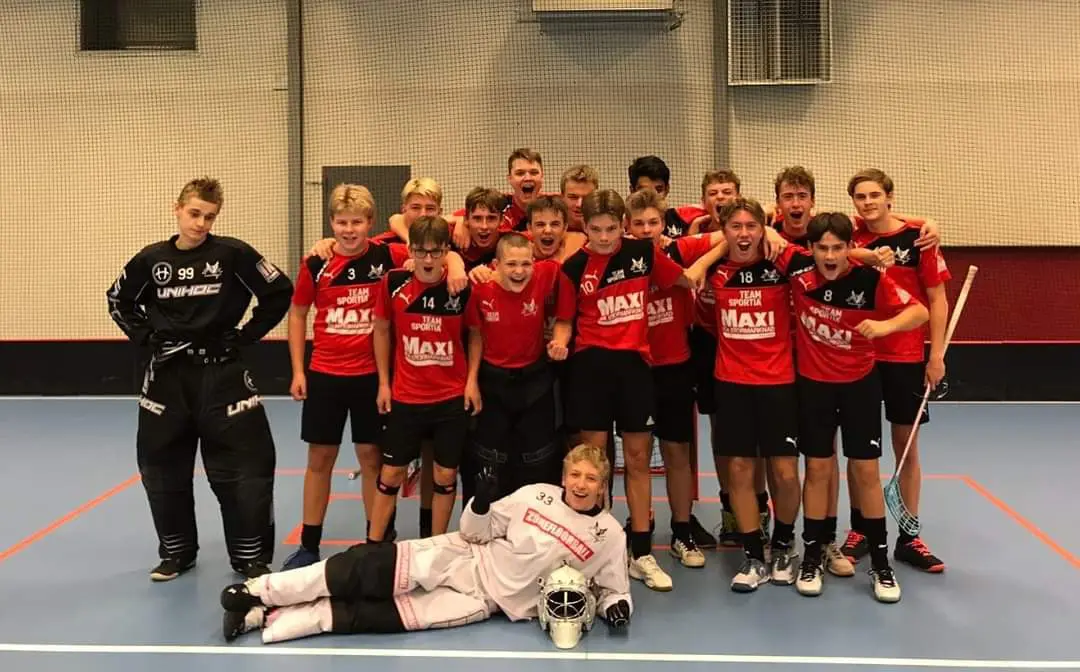 Glada och nöjda efter en strålande insats i USM-kval P16