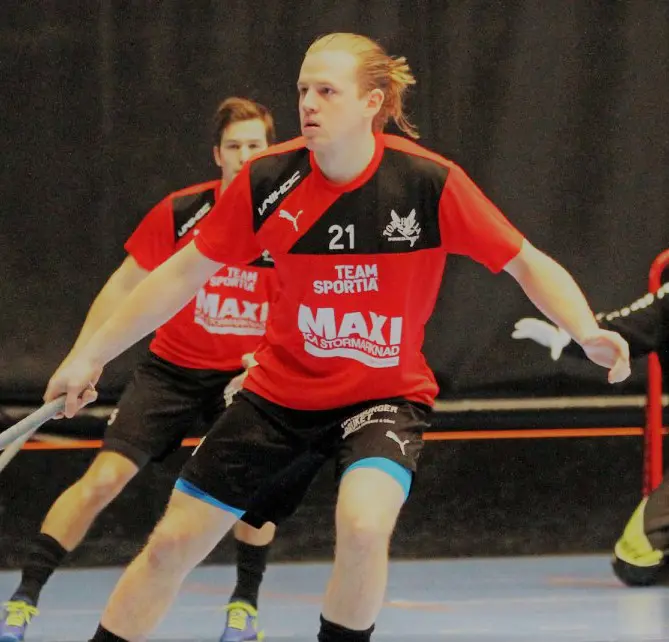 Andreas Wisén under en match förra säsongen