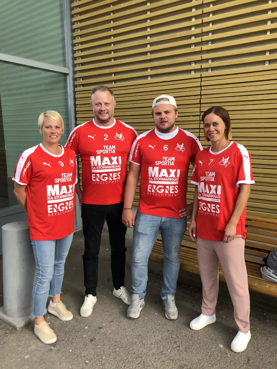 Från vänster: Linda Högberg, Johan Borg, Markus Seppänen och Anna Larsson