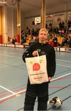 Lucas Rosenkvist blev vald till matchens lirare i senaste matchen.