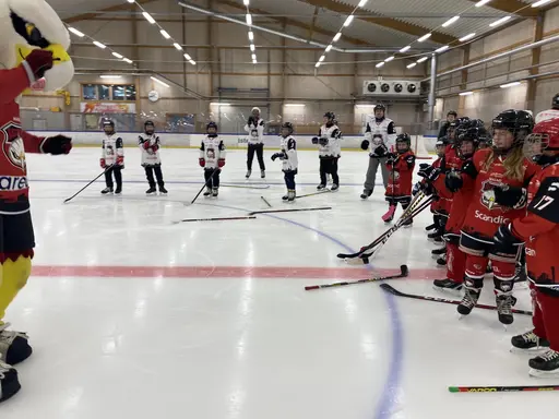 Föräldramatch och Hawkan kom på besök!
