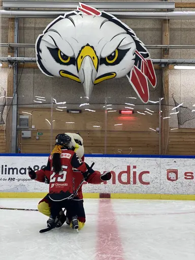 Föräldramatch och Hawkan kom på besök!