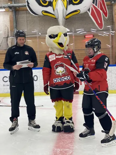 Föräldramatch och Hawkan kom på besök!