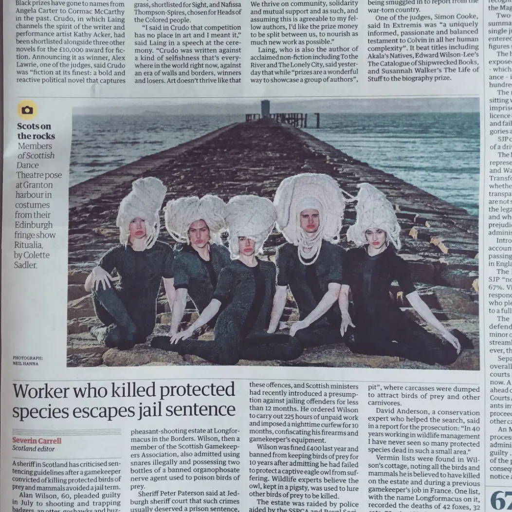 Featured article on Edinburgh Fringe Performances with SDT, In The Guardian