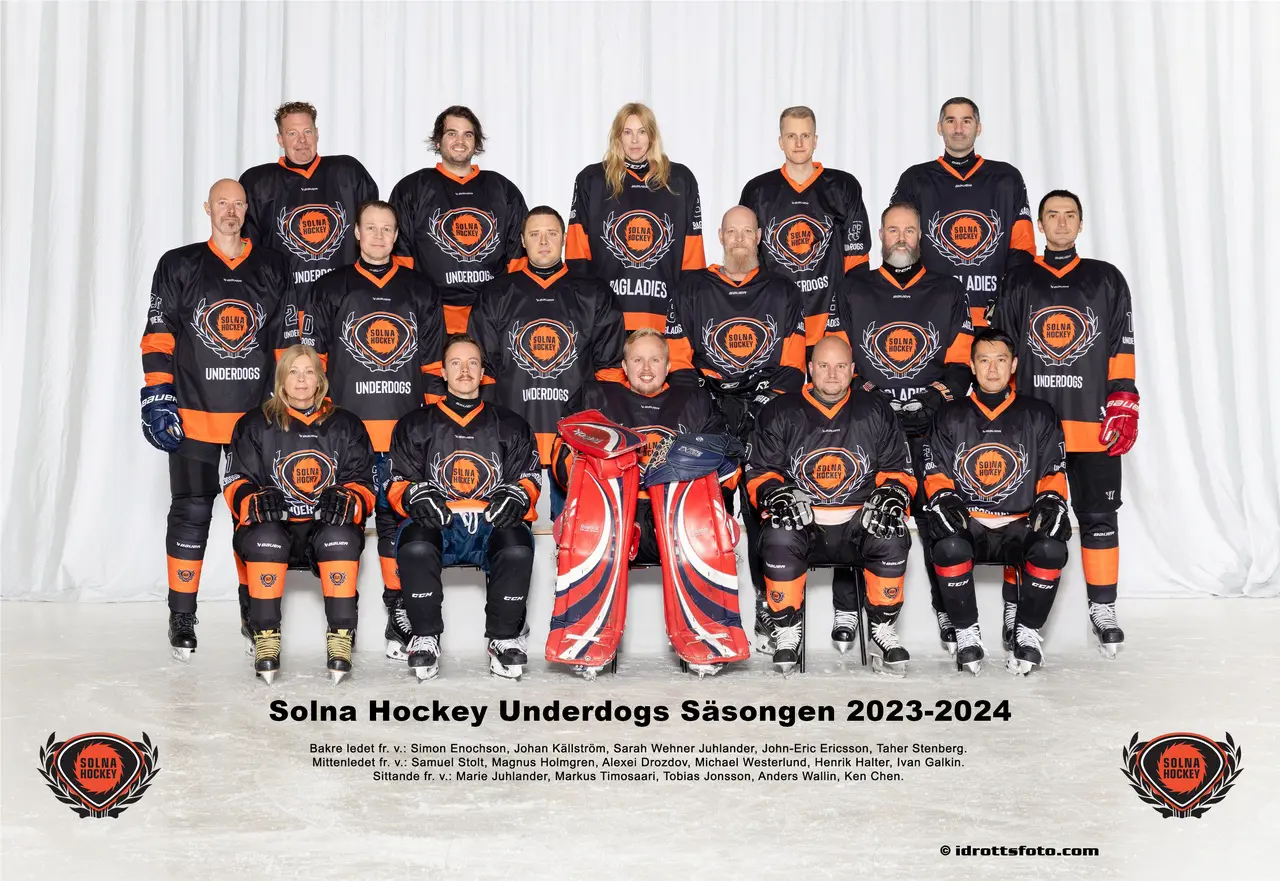 Vårt lag hösten 2023 (dock saknas cirka 30 personer på bilden).