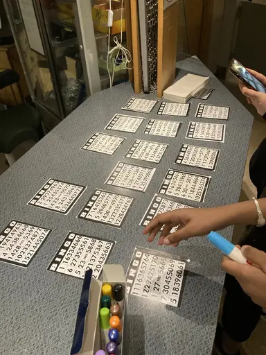 Kakbingo ett uppskattat inslag!