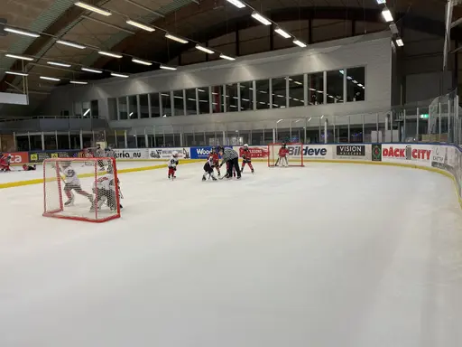 Tyärr hade Lund 3 redan lämnat isen så lagfotot blev endast på de duktiga killarna från Lund 1 och 2.
