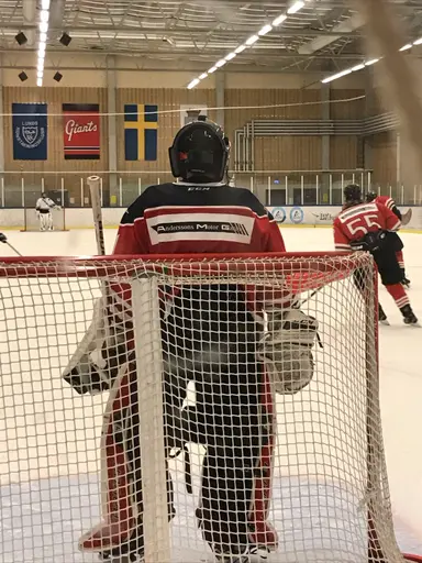 Anderssons Motor Garage sponsrar på matchtröjorna och hjälmarna!