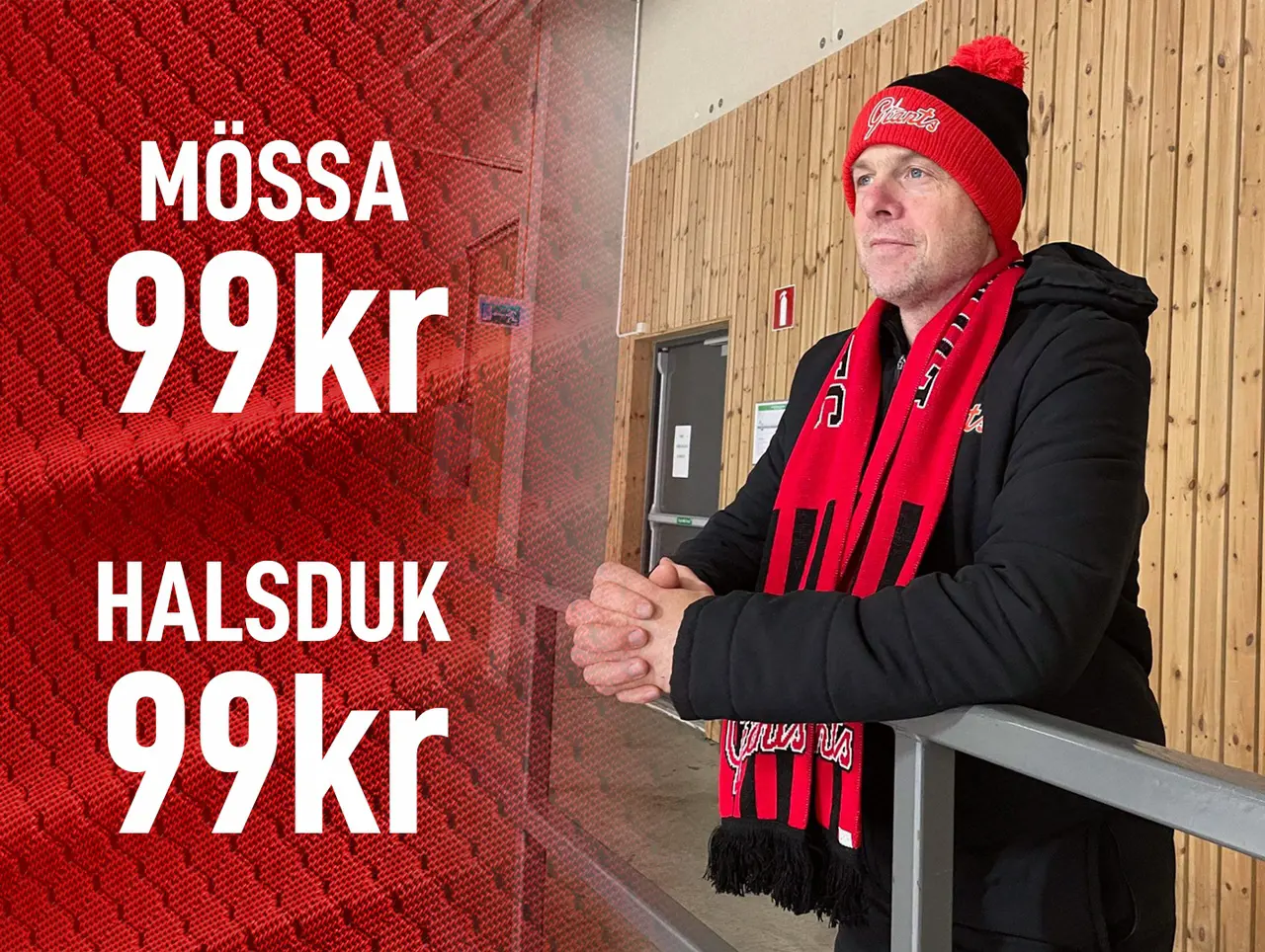 Möss och halsduk säjs nu i kiosken för endast 99kr/st