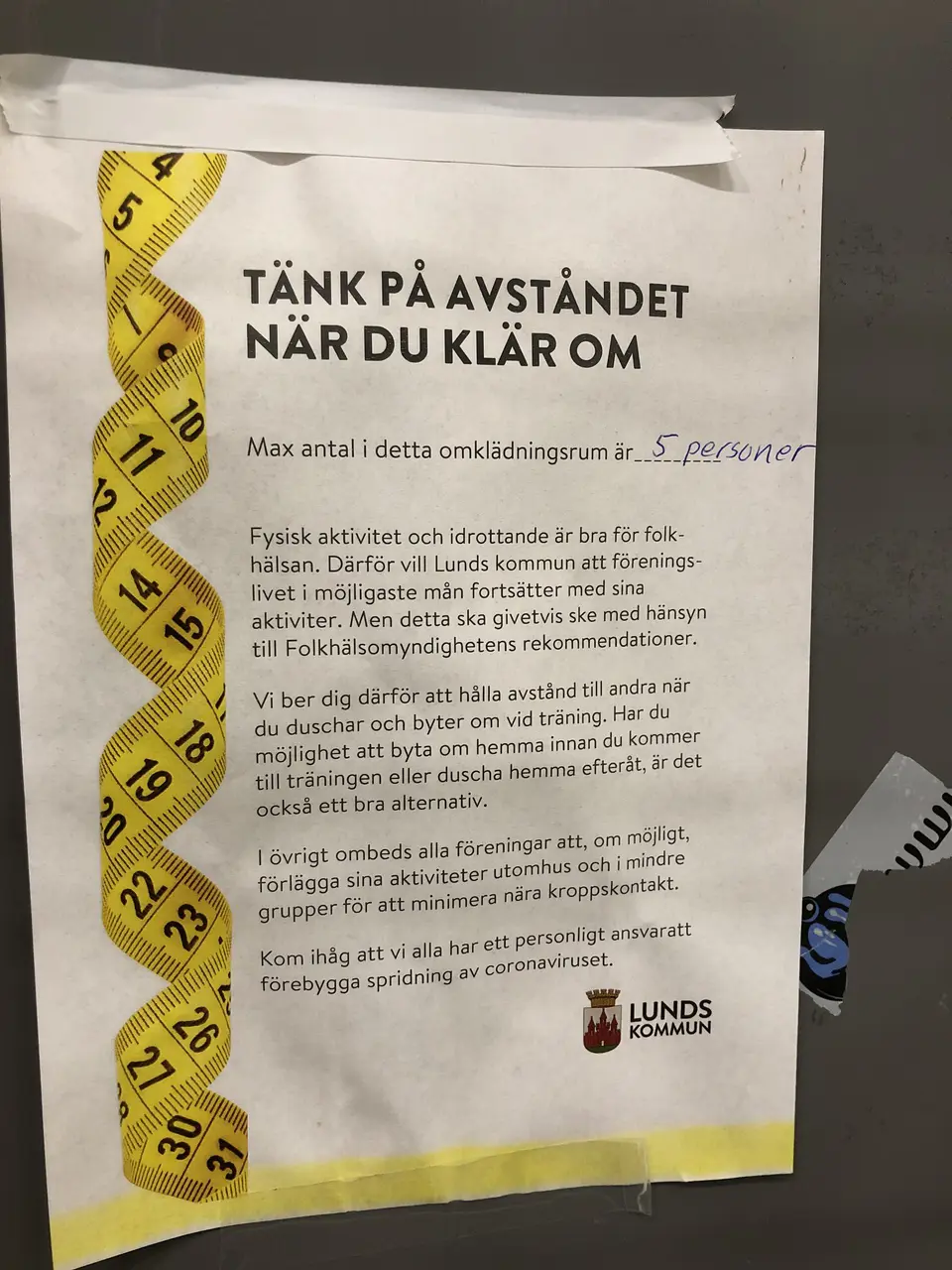 Nya restriktioner i ishallen
