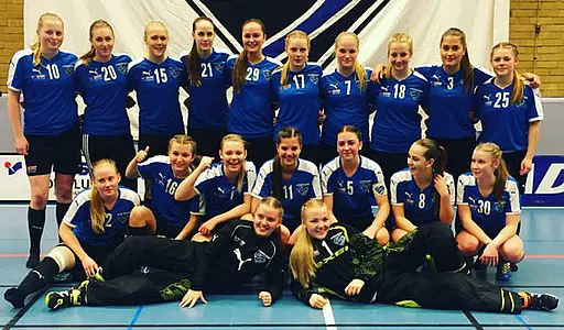JAS-laget som tog sig till Innebandyfesten 2015/2016 och första träningen med vårt kommande JAS-lag