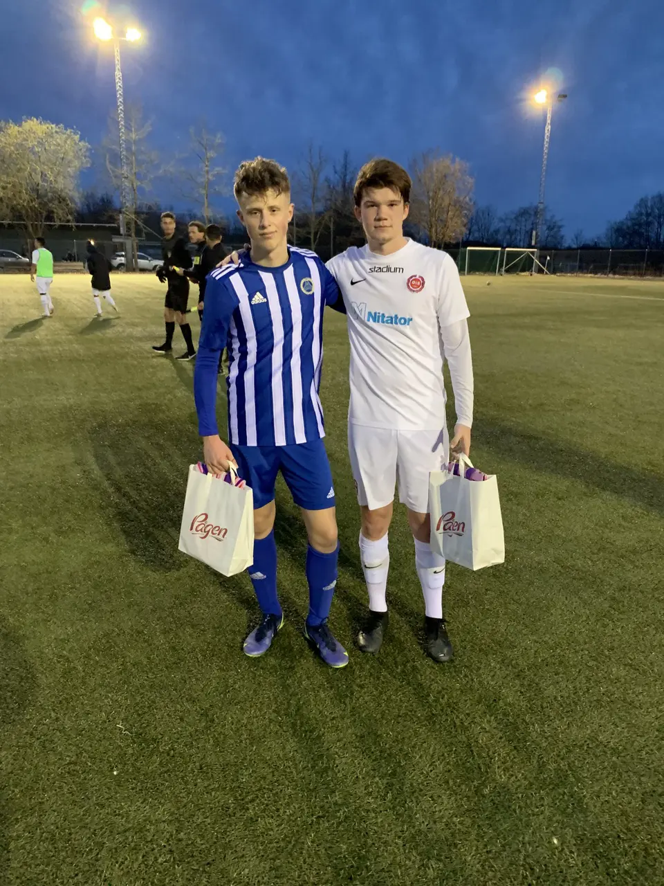 Matchens lirare; Hugo Bengtsson, IFC och Pontus Andersson, OIS