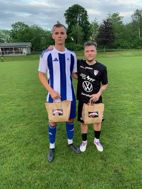 Matchens lirare; Isak Persson, IFC och Oliver Spikare Pal, KIF