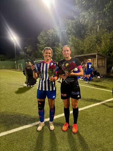 Matchens lirare IFC; Wilma "Roberto Carlos" Lindén. LFK; Maja Ljungberg.