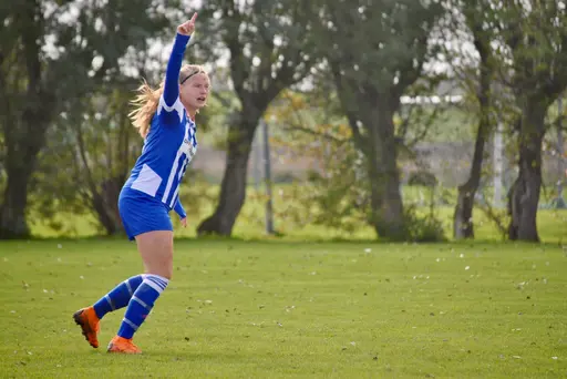 Tilda Boqvist var en av lördagens målgörare efter 2-0-målet i andra halvlek.