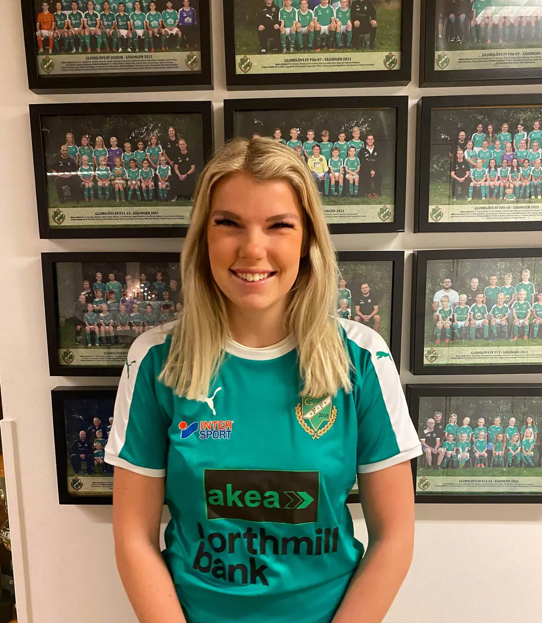 Emelie Ekvall är tillbaka i den gröna tröjan
