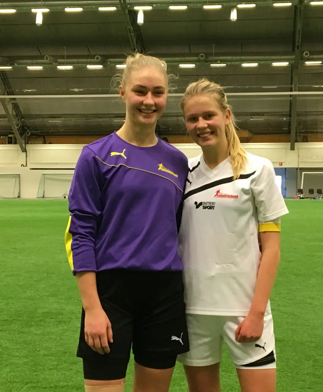 Ebba och Ollie efter helgens avancemang!