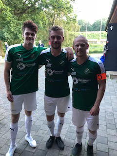 Vårens sista målskyttar: Melker Johansson, Jesper Karlsson och Tobias Mörkhöj.