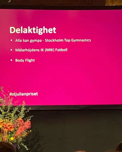 Mimmi Wingren, en av våra fantastiska ledare för alla kan gympa!