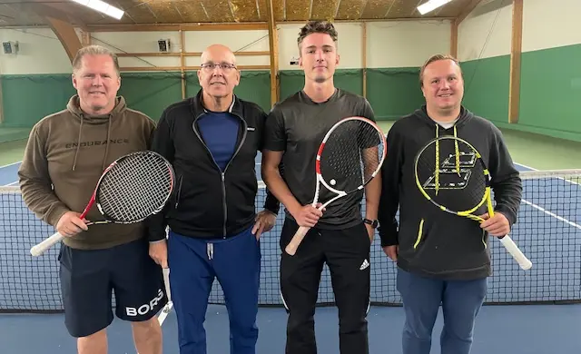 Henrik Håkansson, Martin Syrén, Isac Svensson och Richard Wagi