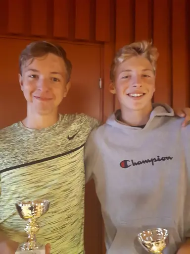 Erik Ströberg och Felix Petrov (Karlstads TK)/ Ingrid Sjöstrand