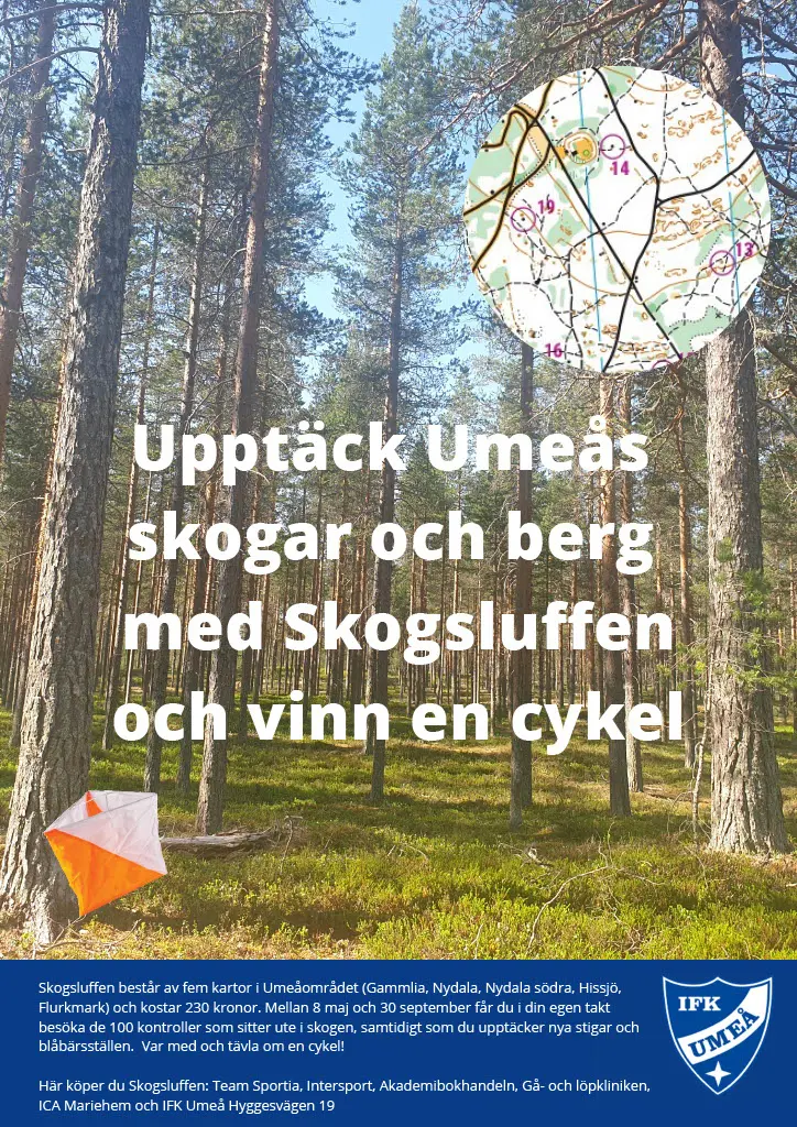 Upptäck Umeås skogar och berg med Skogsluffen och vinn en cykel