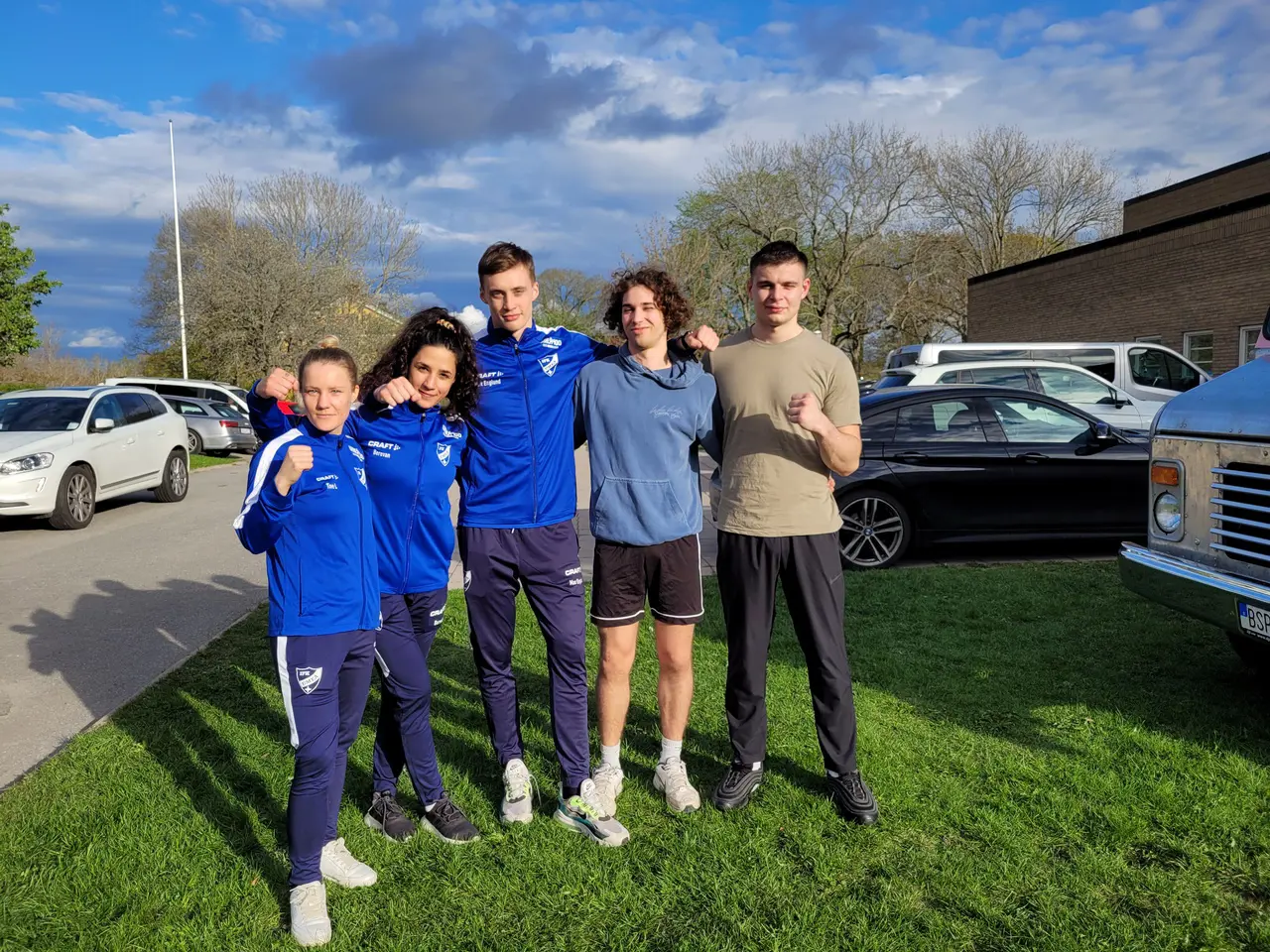 Tove, Berevan, Max, Simon och Malik