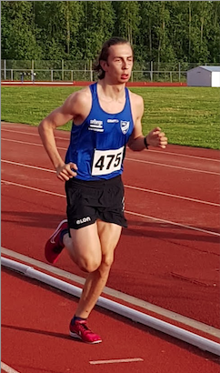 Suveräne Jonathan Edman i ensamt majestät på Löparnas Kväll 3000 m