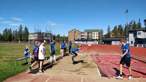 Bilder från Sommarfriidrottsskolan vecka 32