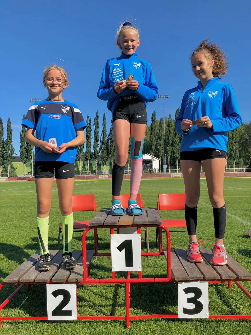 Vera, Iris och Maja UDM F13 stav