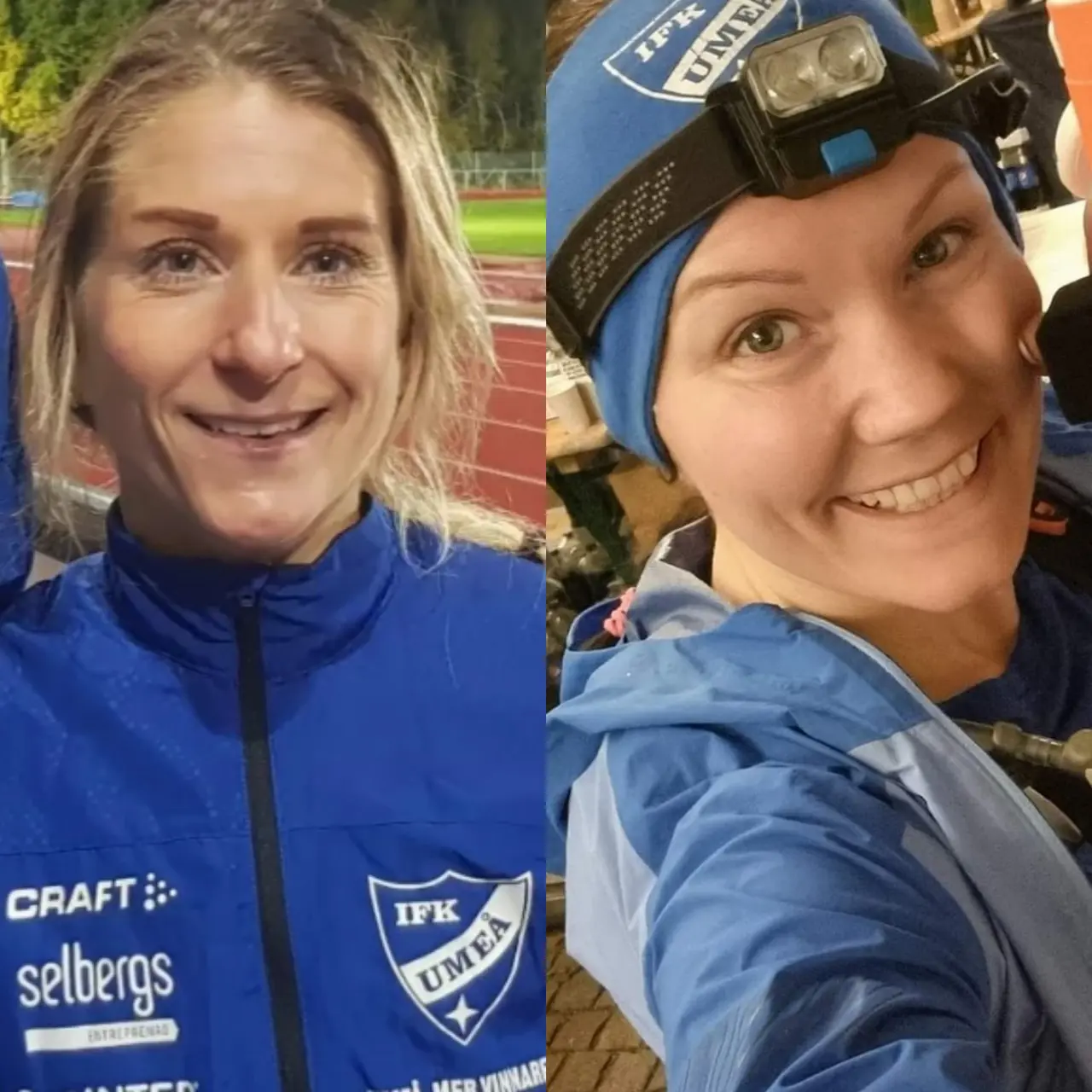 Charlotte Andersson NM-12:a och Liselott Jezek 9:a i Kullamannen