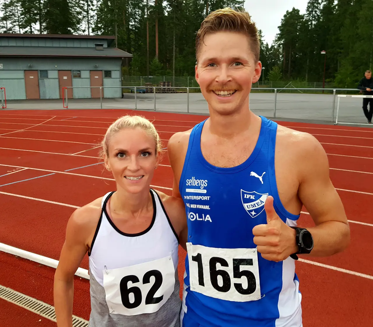 Kvällens vinnare: suveräna Elisabeth Clausen och Ludvig Werkmäster