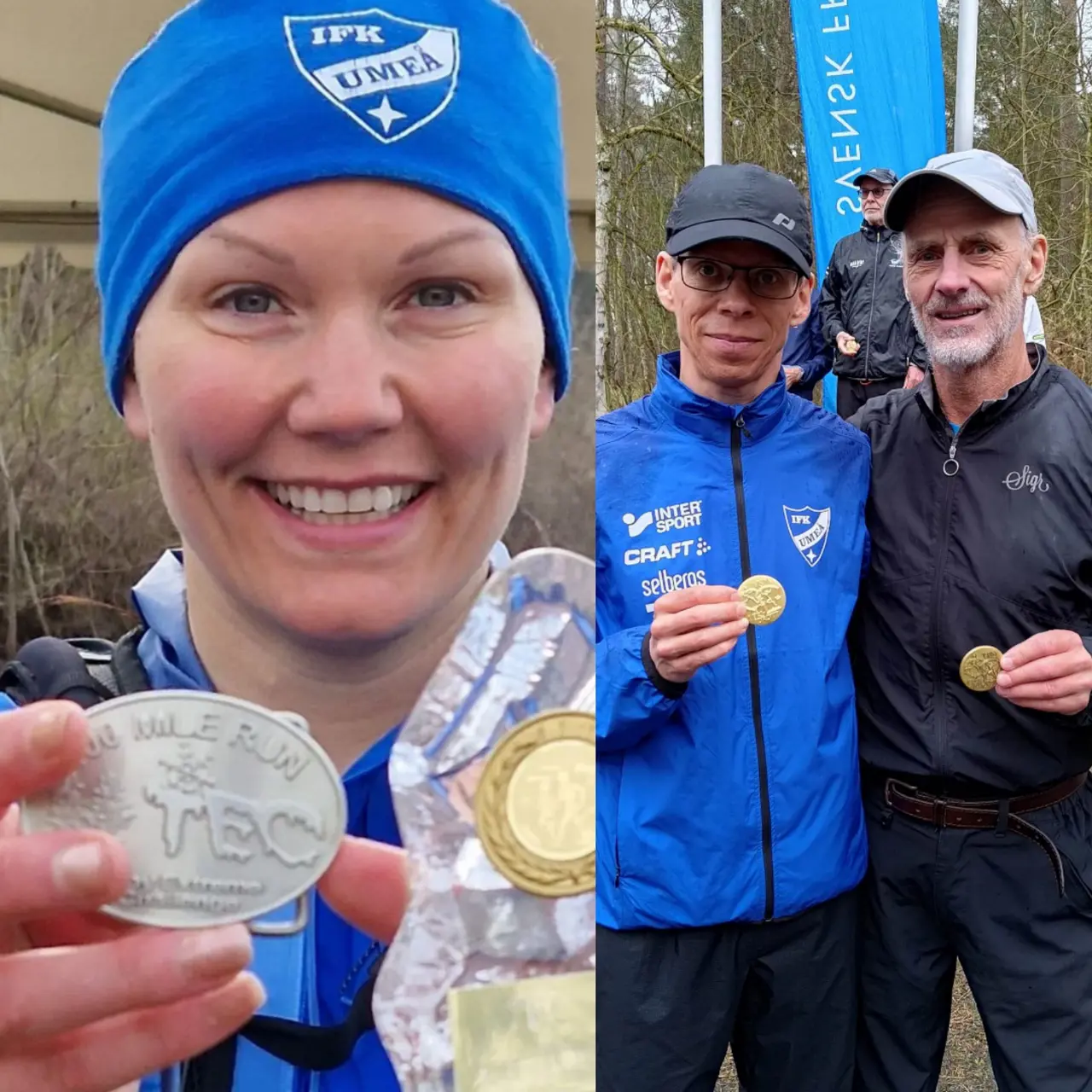 Liselott Jezek, segrare i Täby Extreme Challenge samt VSM-medaljörerna Göran Jonsson och Thomas Lindström