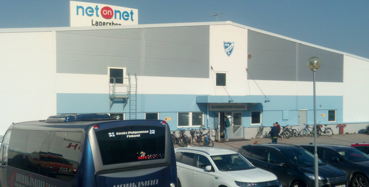 Entrén till Badmintonstadion