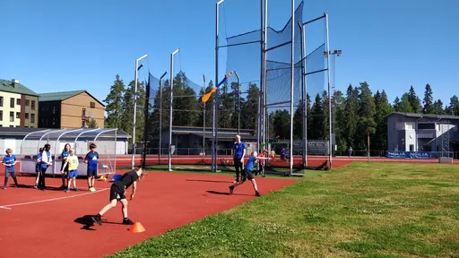 Bilder från Sommarfriidrottsskolan vecka 32