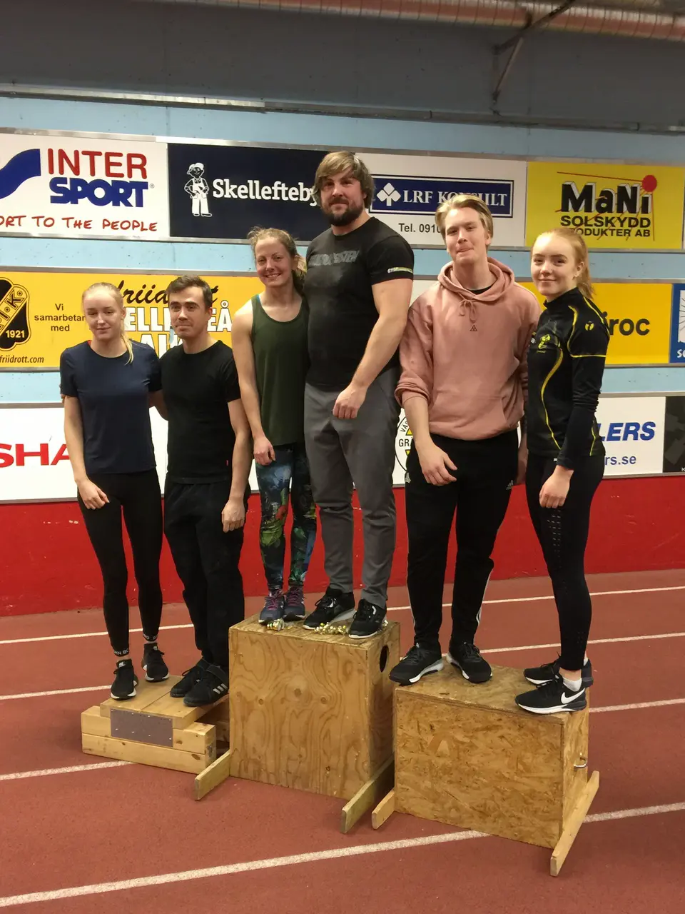 Frv Sanna, Hannes, Emma, Niklas, William och Sofie.