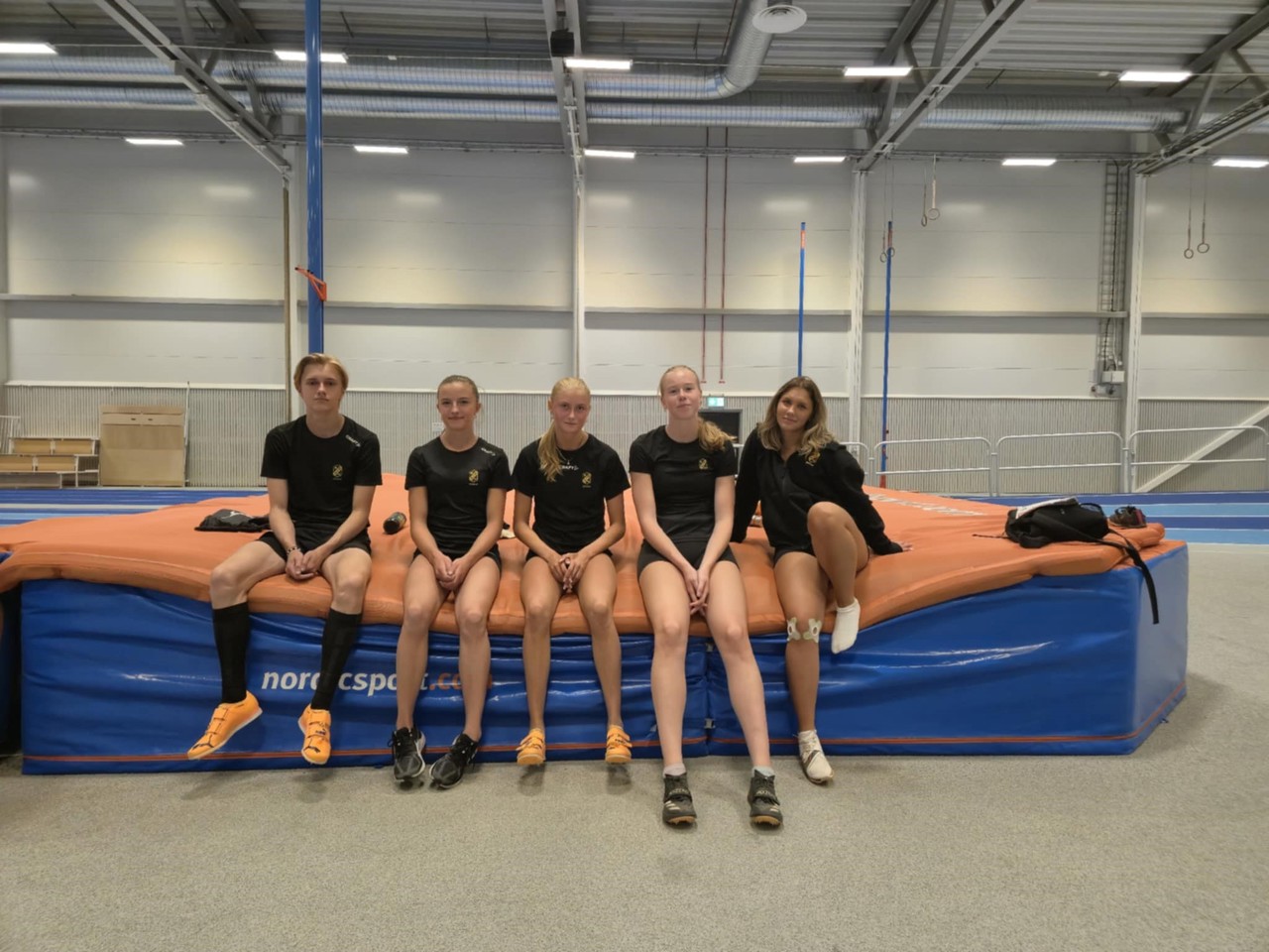 Deltagare till JSM/USM Ljungby från vänster Gustav Furberg, Elvira Stenlund, Signe Pettersson, Tilda Fridenborg, Fia Viklund. Saknas på bild gör Ivar Thonérfelth och Ally Robertsson Holmberg