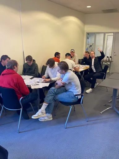 Alla grupper gick in för uppgiften.
