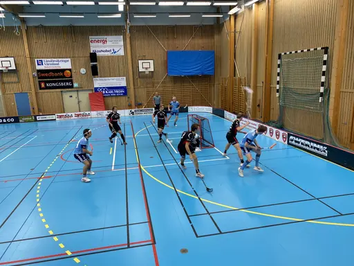 Stort jubel i Brogårdshallen när KIBF herr A tog sin första div II seger 